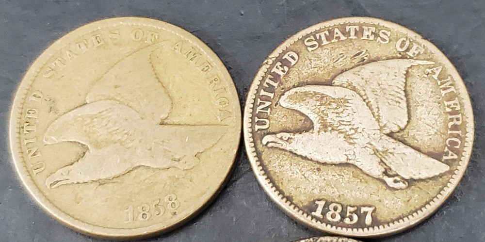 9 Mixed Flying Eagle & Indian Cent Collection