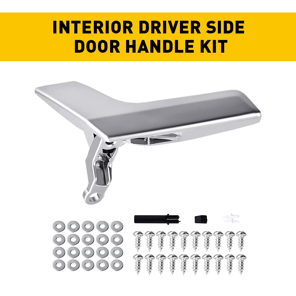 Interior Left For Mercedes W204 C-Class 2008-2014 Matte Silver Inner Door Handle