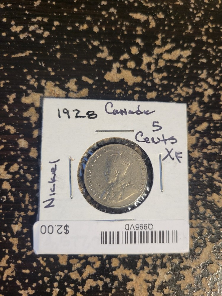 1928 Canada 5 Cents