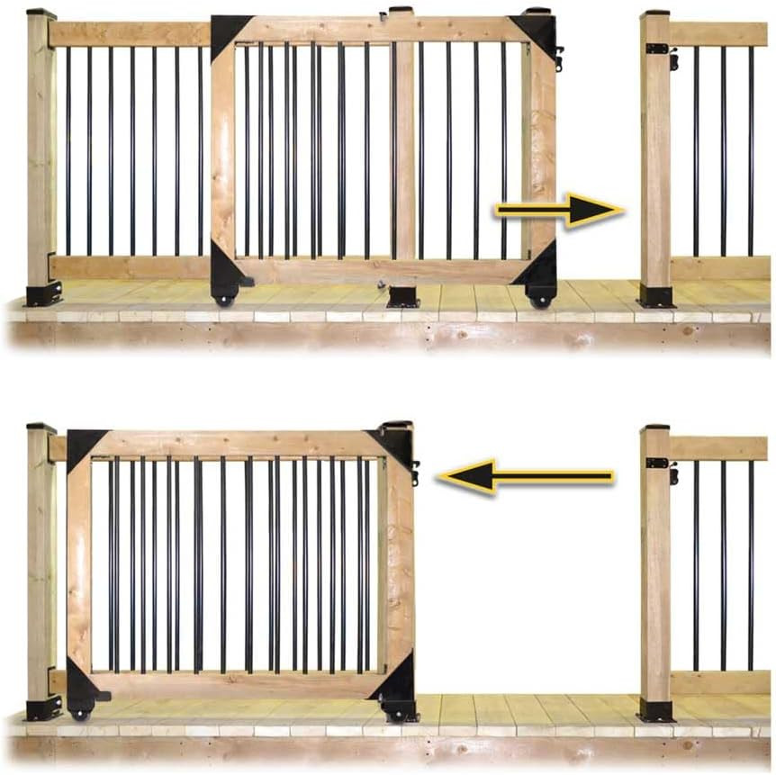 11052 11070 Sliding Gate Kit, Black