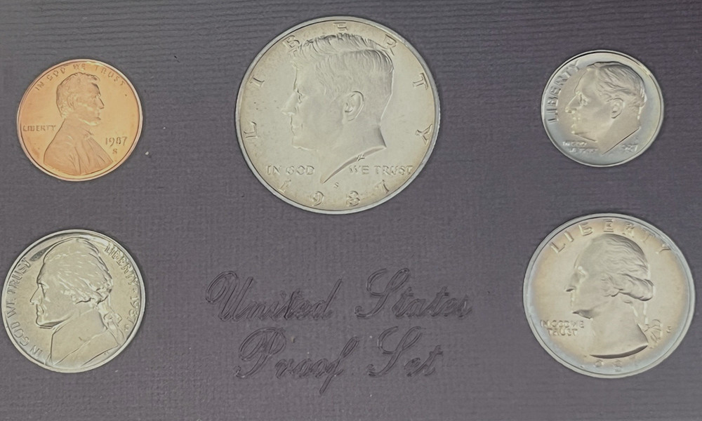 1977-S and 1987-S US Proof Sets