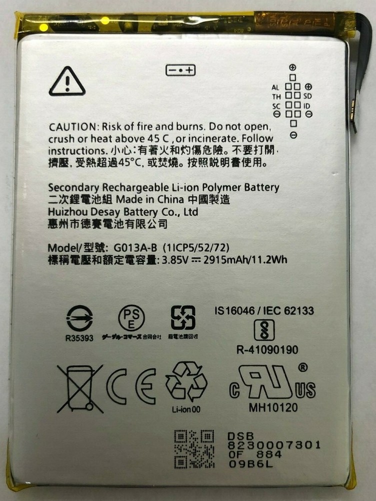 Replacement Battery for Google Pixel 3 G013A-B 2915mAh 11.2Wh *SAME DAY SHIP*