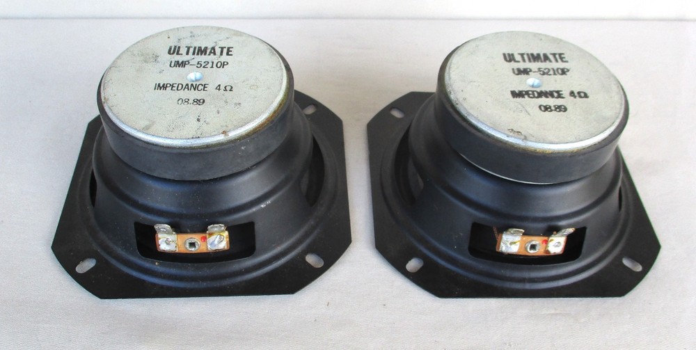 Ultimate UMP-5210P 4-Ohm 5" Midrange Speakers Pair Tested