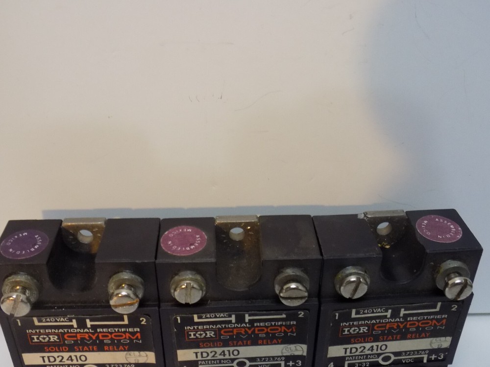 CRYDOM TD2410 SOLID STATE RELAY - LOT OF THREE