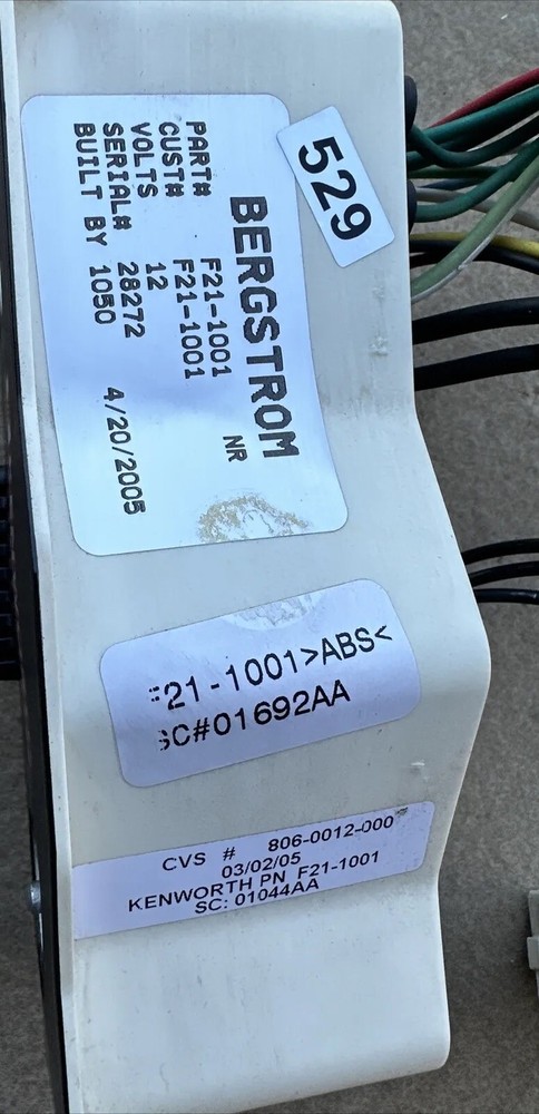 ✅ 2007 KENWORTH T2000 TEMPERATURE CONTROL SWITCH CLIMATE BERGSTROM HVAC OEM ✅