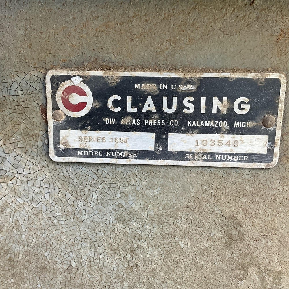 Classing Model No. 16ST Drill Press