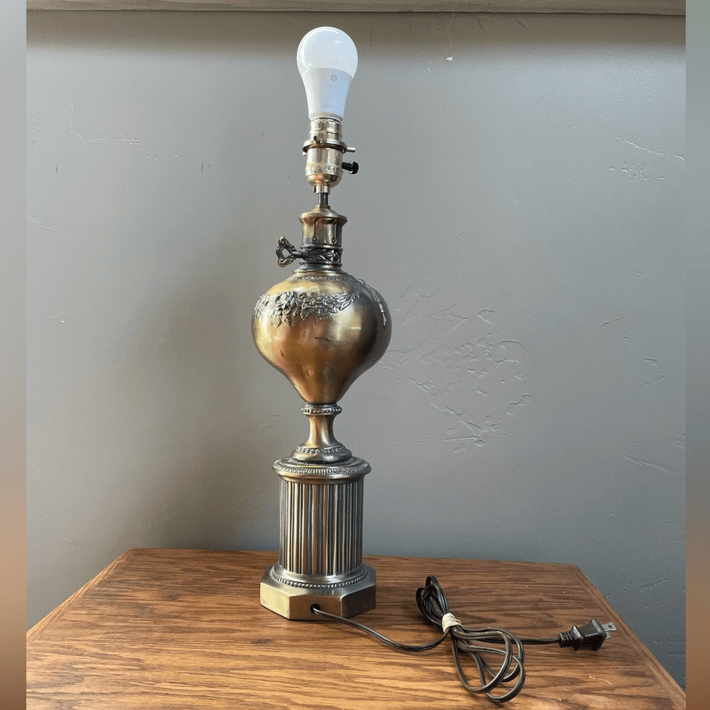 Elegant Brass Table Lamp