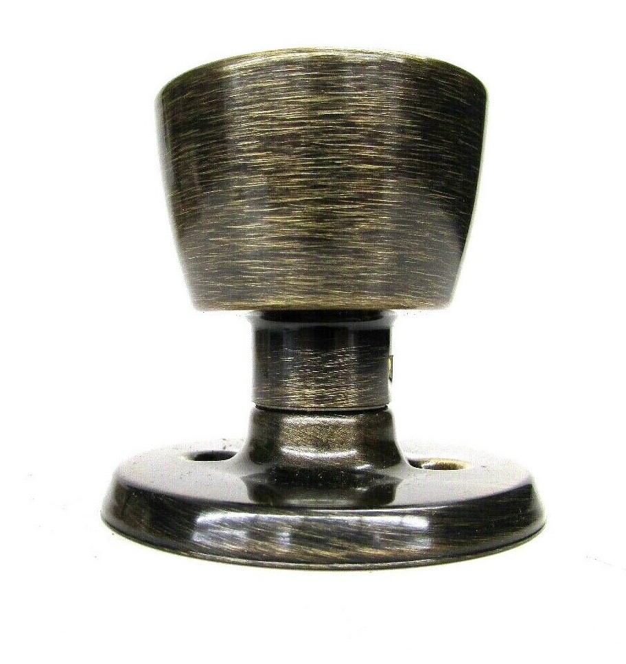 NEW (2) WEISER NAC12-R5 RICHMOND ANTIQUE BRASS DUMMY KNOBS