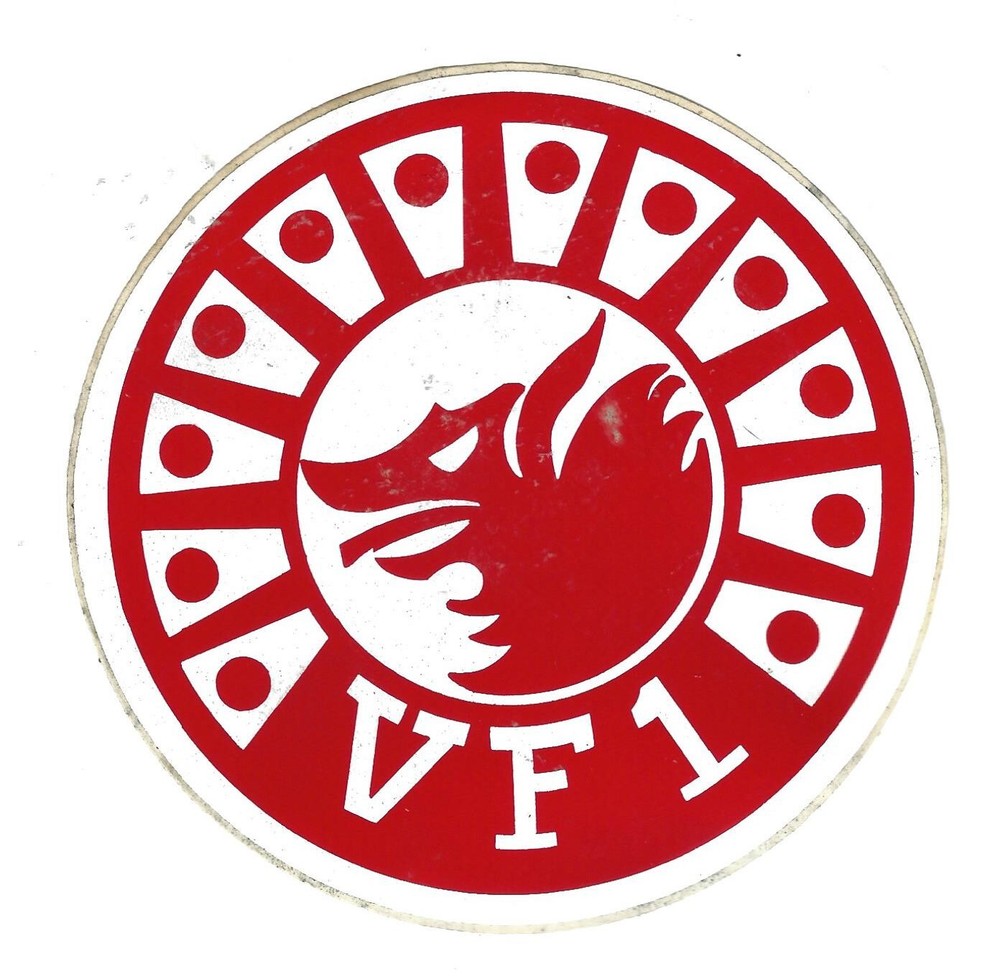 80's-90's VF-1 'WOLFPACK' vinyl sticker