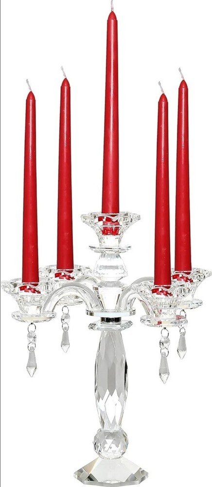 Amlong Crystal 5-Arm Candelabra Clear