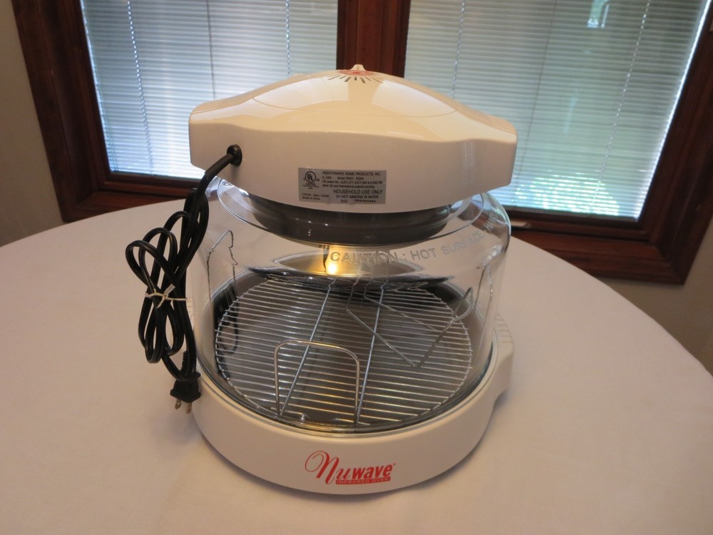 Nuwave 20201 Analog White Red Top Hearthware Infrared Oven