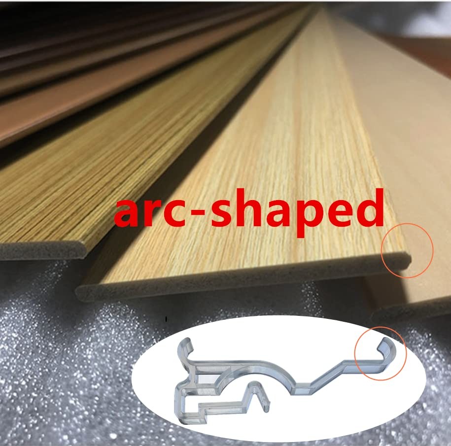 Valance Clips 12pcs 2.5" Clear Plastic Hidden Retainer Holder One Size,