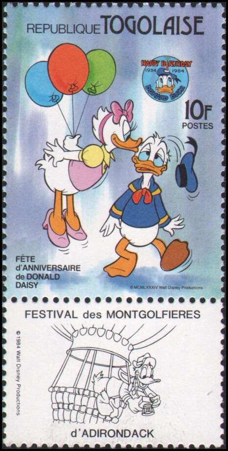 Togo #1234 MNH Disney