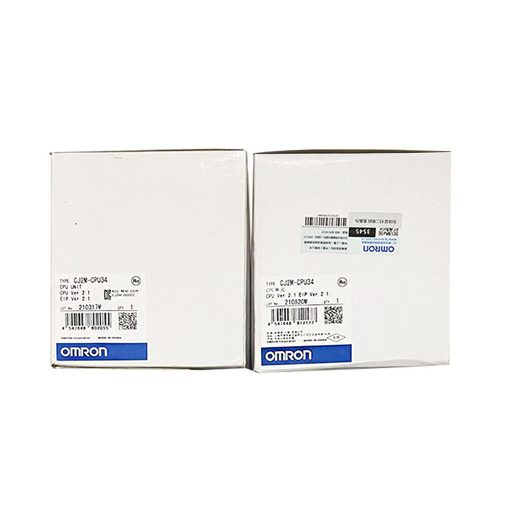 Omron CJ2M-CPU34 PLC Module CJ2MCPU34 CPU Unit New In Box Expedited Shipping One