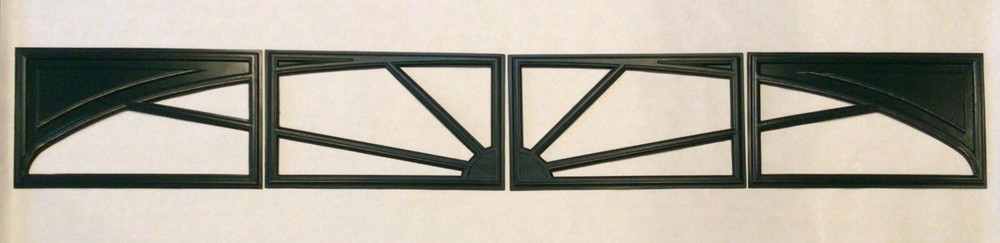 8 Amarr Sunray Replacement Insert for Amarr Short Panel Garage Door Hunter Green