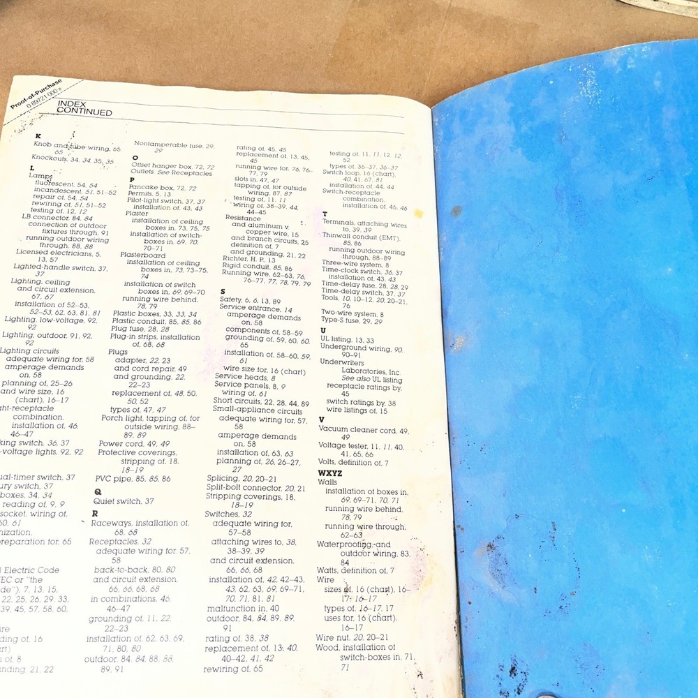 1982 Basic Wiring Techniques by Ortho Books Electrical Illustrated Repair Guide