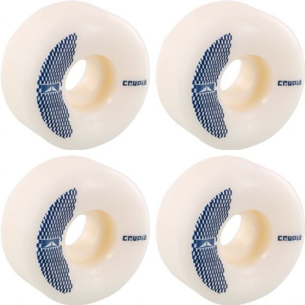 Crupie Wheels Square Spring Skateboard Wheels - 53mm 101a + bearings