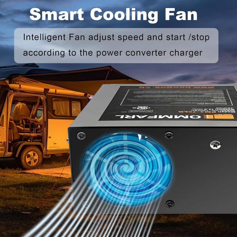 PM3-55LK rv power Converter 55 amp for Camper,RV. RV battery charger