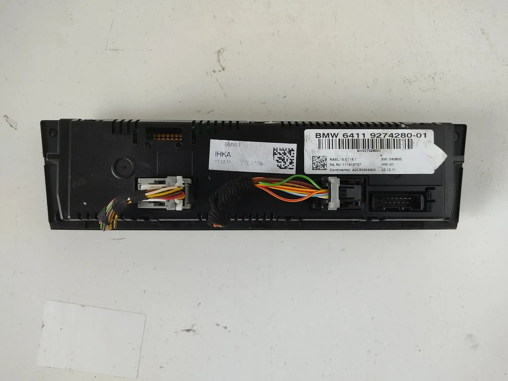 Original BMW control panel air conditioning 64119274280