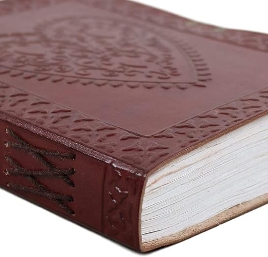 Handmade Leather Journal8x6Vintage Diary Notebook–Single Lock –200 Lined Page
