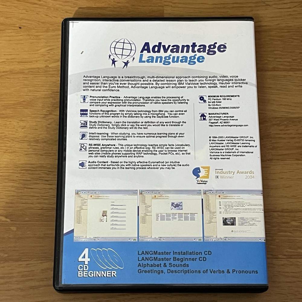 Advantage Language Breakthrough Interactive Learning-Spanish 4 CD Beginner —