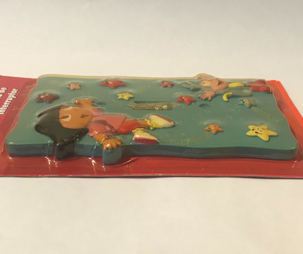 Nick Jr. Dora the Explorer & Monkey Single Light Switch Plate Switchplate Cover