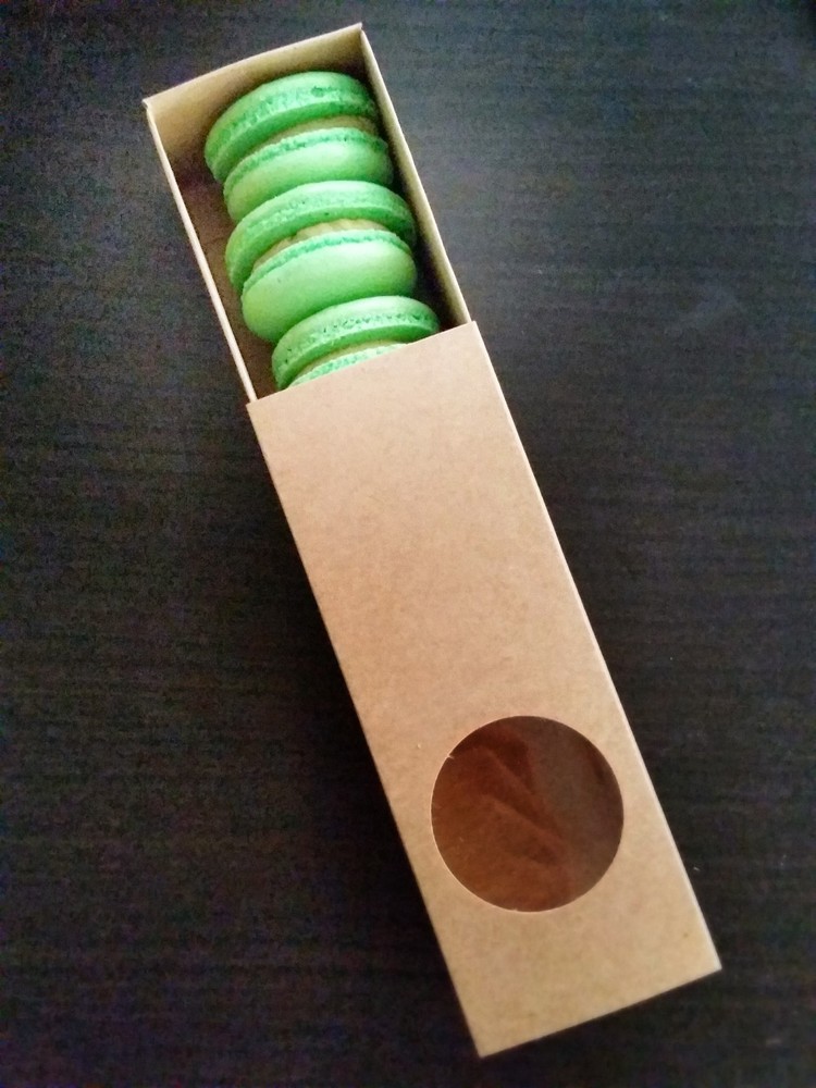 Small Macaron Boxes for 6 macarons- pack of 5