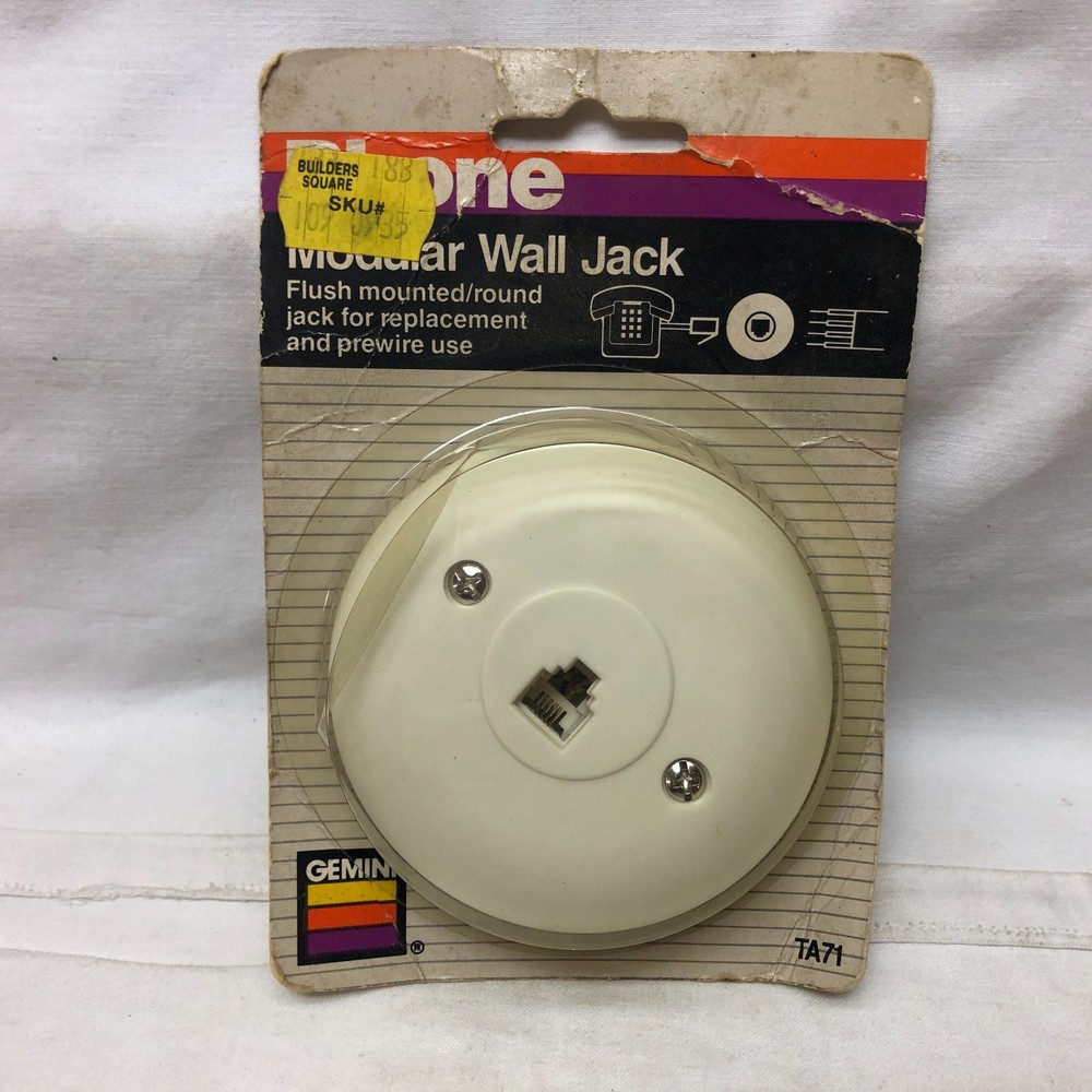 Gemini Modular Wall Jack in Original Package