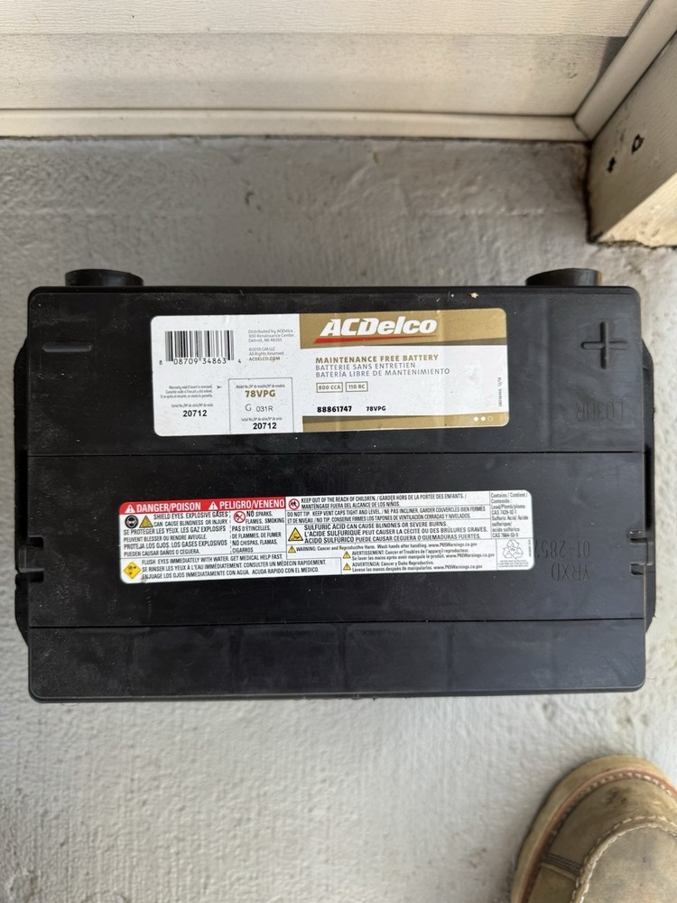 ACDelco Gold 78VPG 800CCA Car Battery