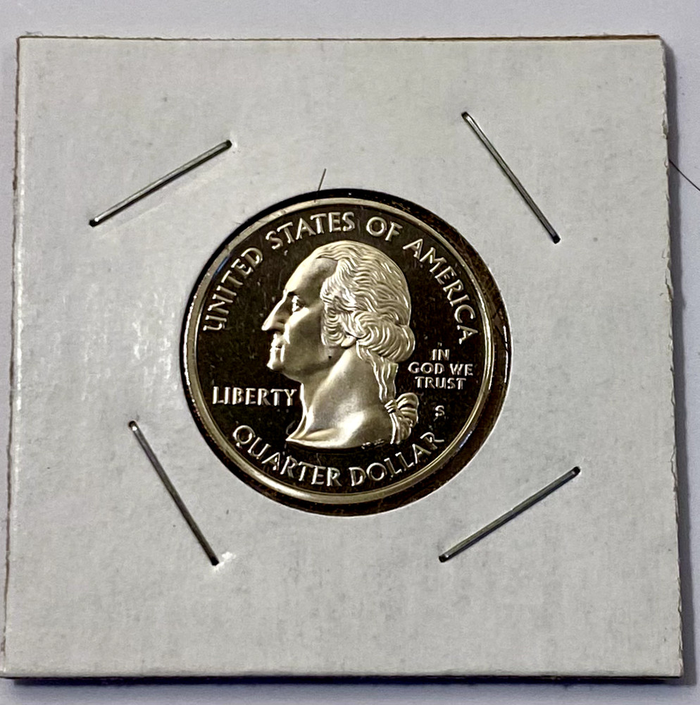 2002 S Indiana State Quarter Deep Cameo Proof