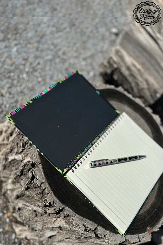 AZTEC ~ WIRE BOUND ~ HARDCOVER ~ JOURNAL & PEN ~ SET