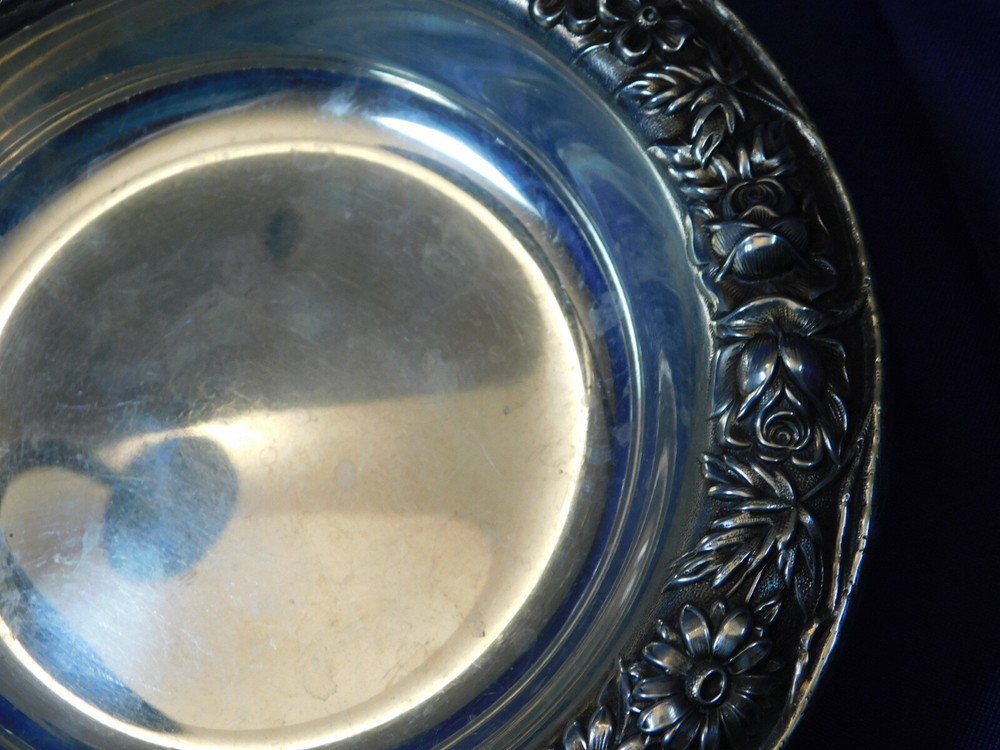 S. KIRK & SON STERLING SILVER CANDY/TRINKET DISH #409 - EXCELLENT CONDITION C