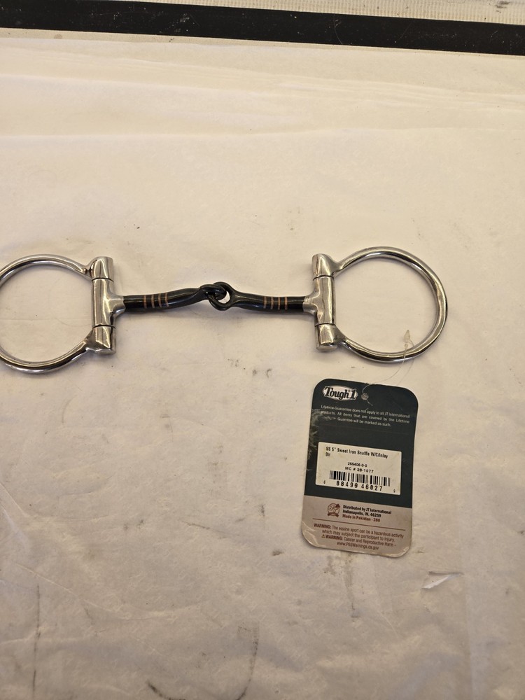 SS 5" Sweet Iron Snaffle Horse Bit
