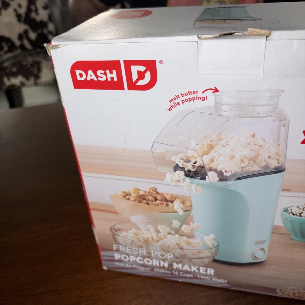 Dash Fresh Pop Popcorn Maker Teal