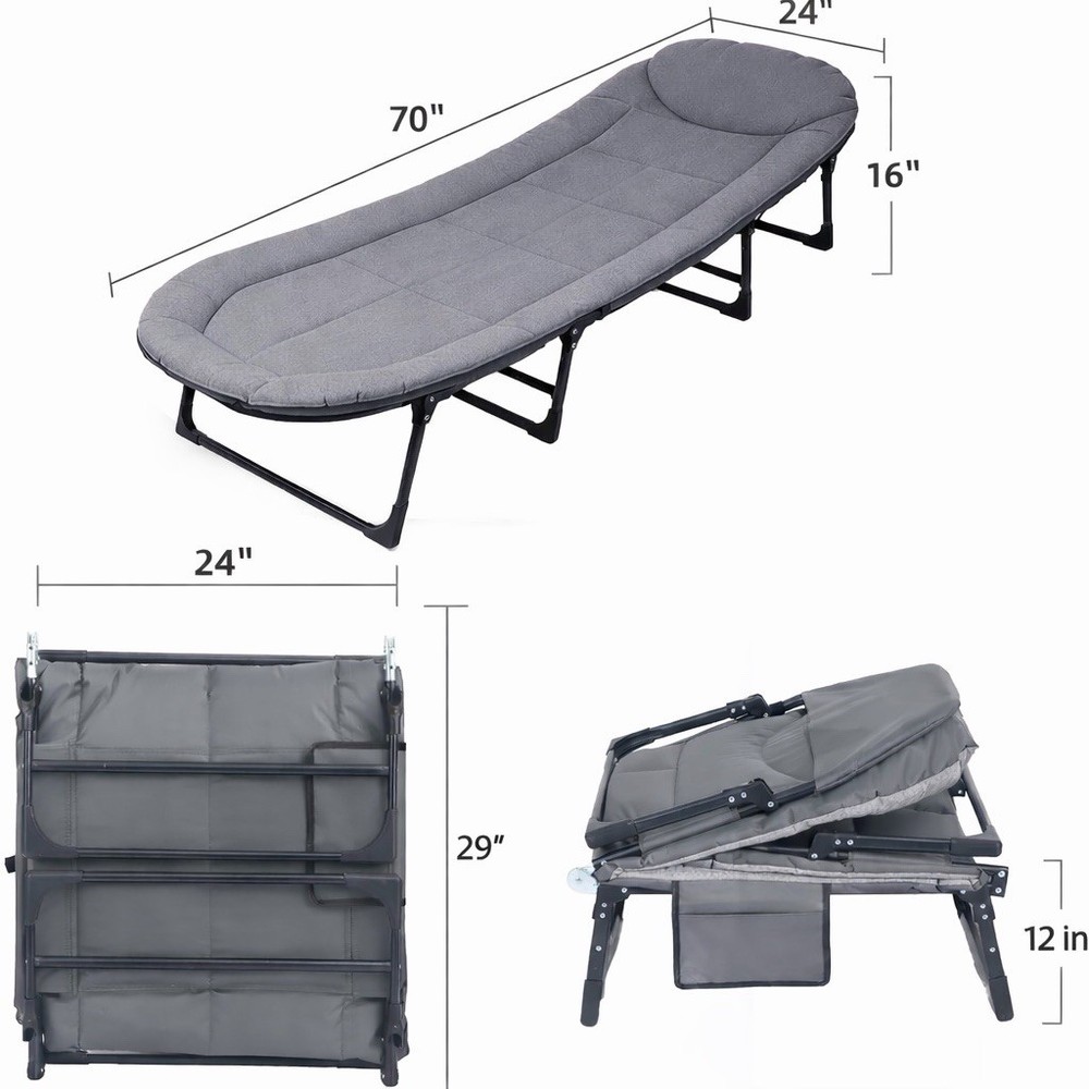 Sleeping Cot for Kids Or Adults Extra Large Portable Folding