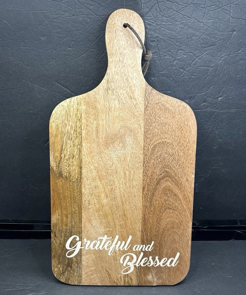 Kitchen Decor Cutting Board “Grateful And Blessed”