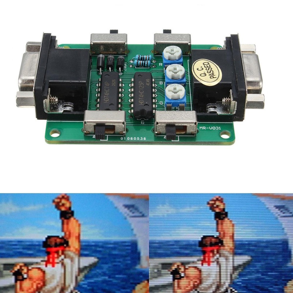 VC005 VGA Interface Screen Scanline Generator For Retro Games Arcade Machine G