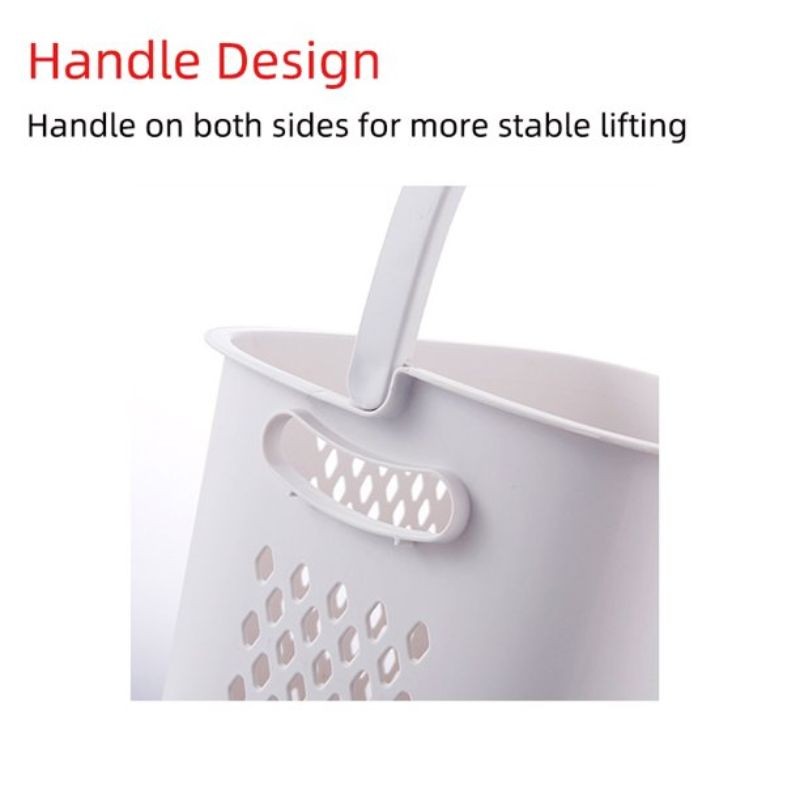 Laundry Storage Organizer w/ Wheels Movable Rolling Laundry Clothes Baskets Cart