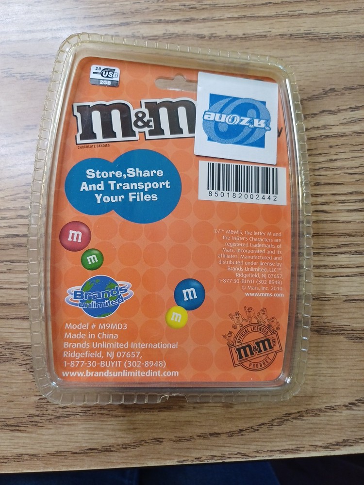 M&M's 2GB USB Memory Drive Red M&M 2010