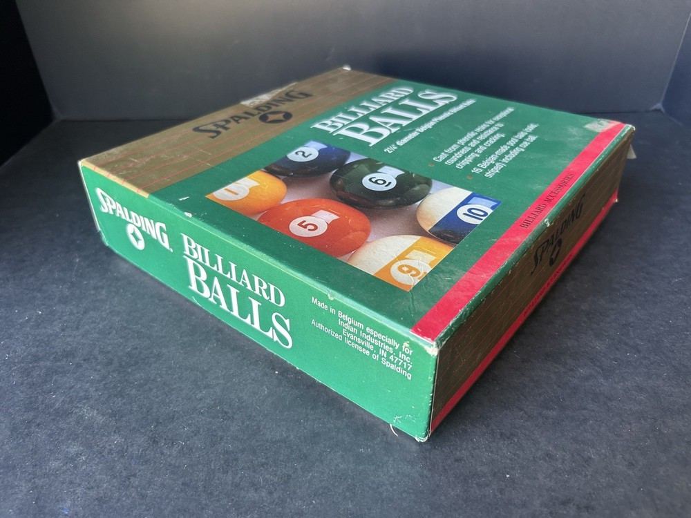 Spaulding 2.25" Diameter Belgian Phenolic Billiard Balls 16 Count