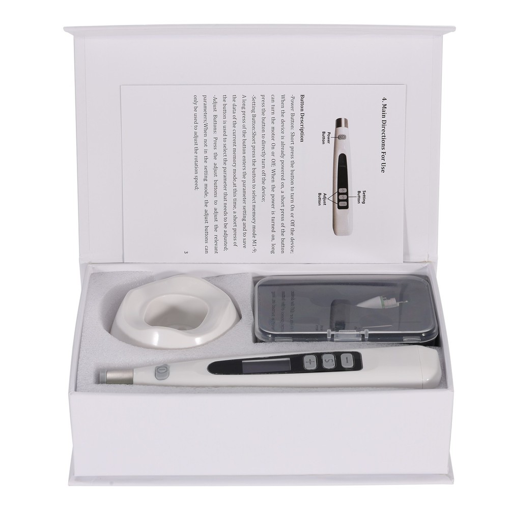 Wireless Endo Motor Handpiece LCD Display Auto Reverse Portable