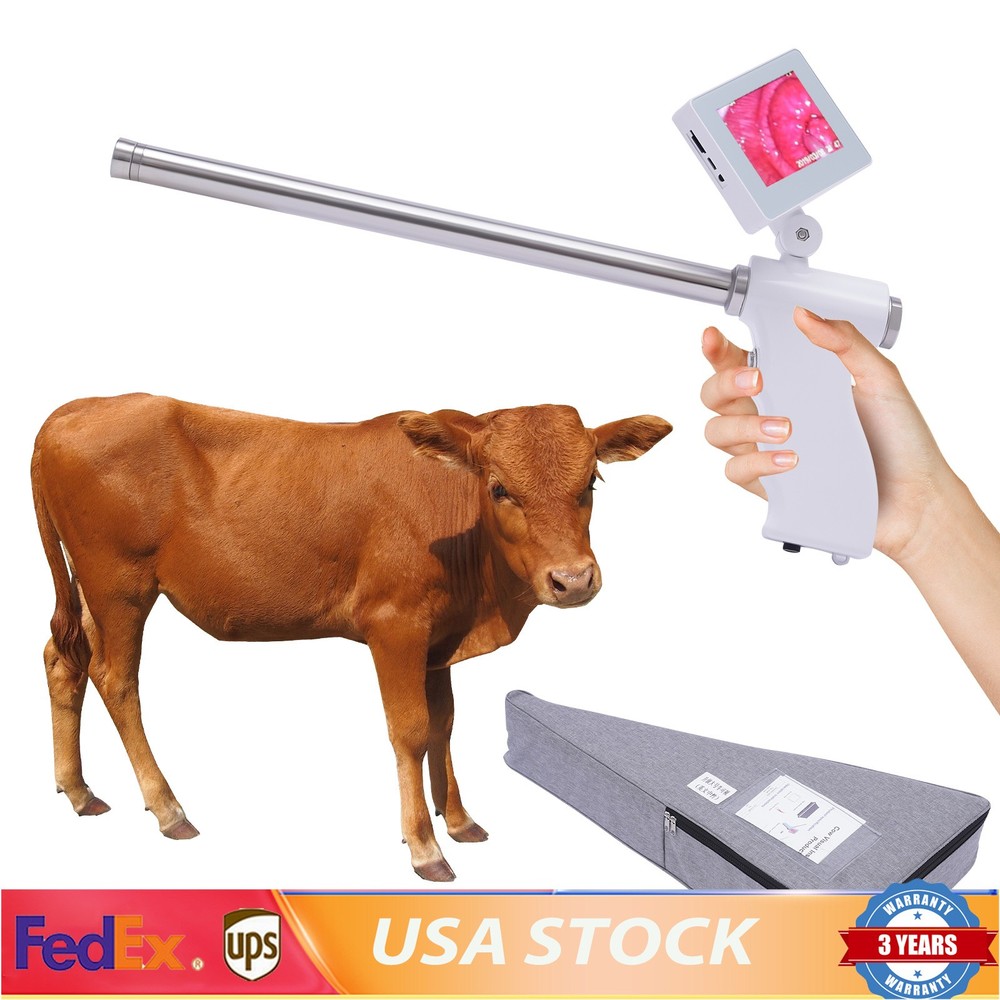 Visual Insemination Gun Cattle Cows for Livestock Artificial Insemination Kit HD