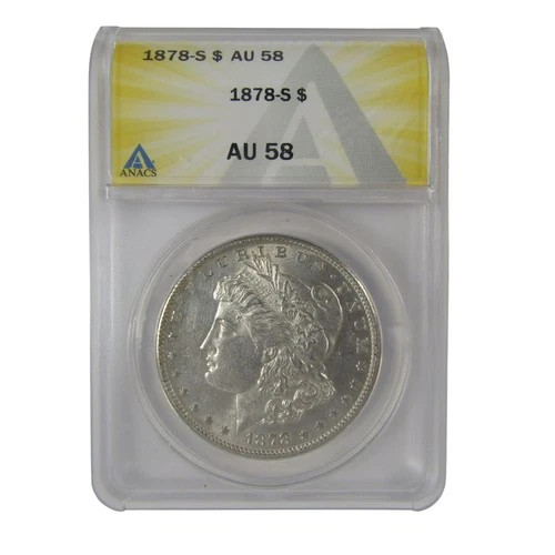 1878-S $ AU58 MORGAN