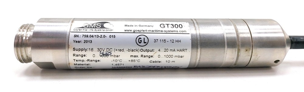 GMS GT300 Hart level Transmitter Sensor With Wire