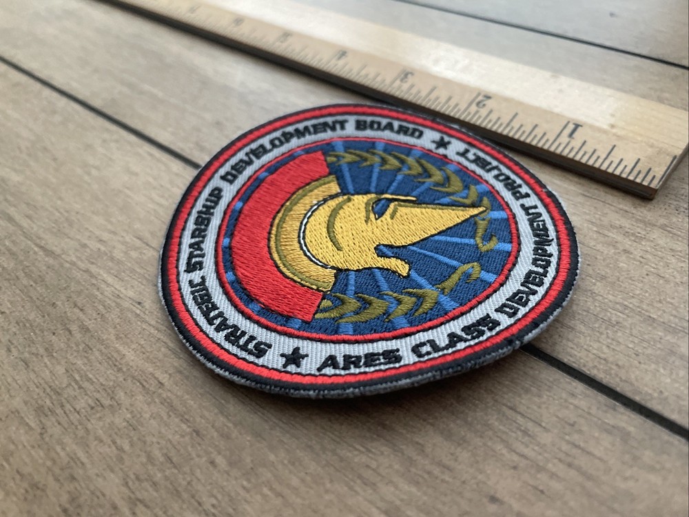 Star Trek Patch Strategic Starship Development Board Ares Class Development