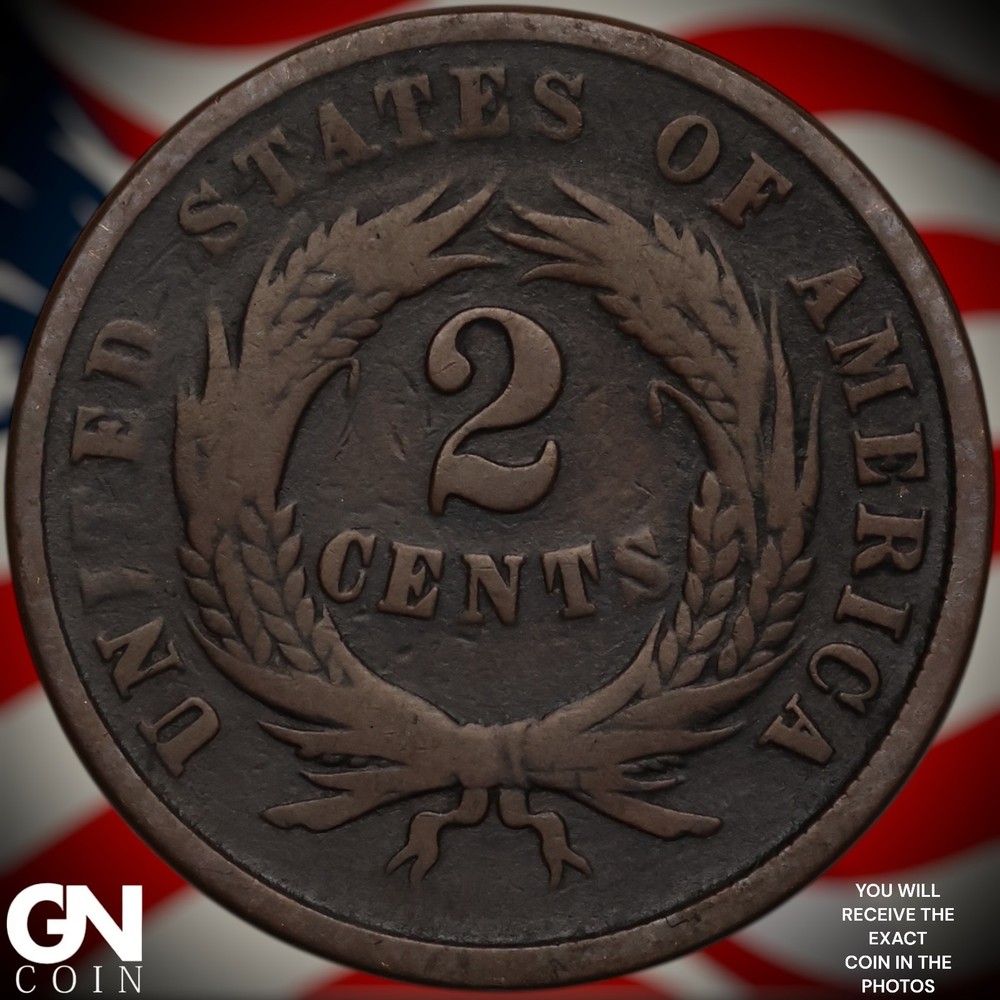 1864 2 Cent Piece A1142
