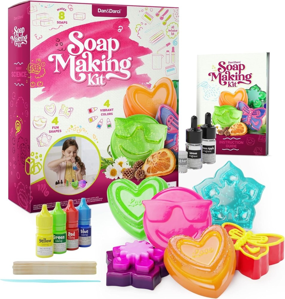 Creative Soap Making Kit for Kids - Educational Fun & STEM Activity - Age 6-12