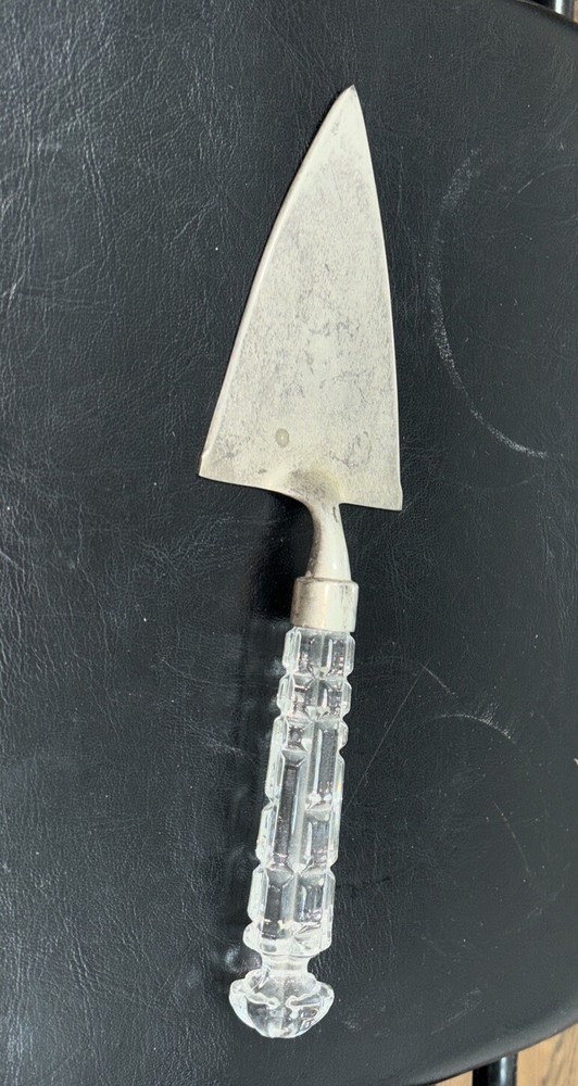 Shannon Fine Crystal, Wedding Cake Pie Server Pastry Server Original Box