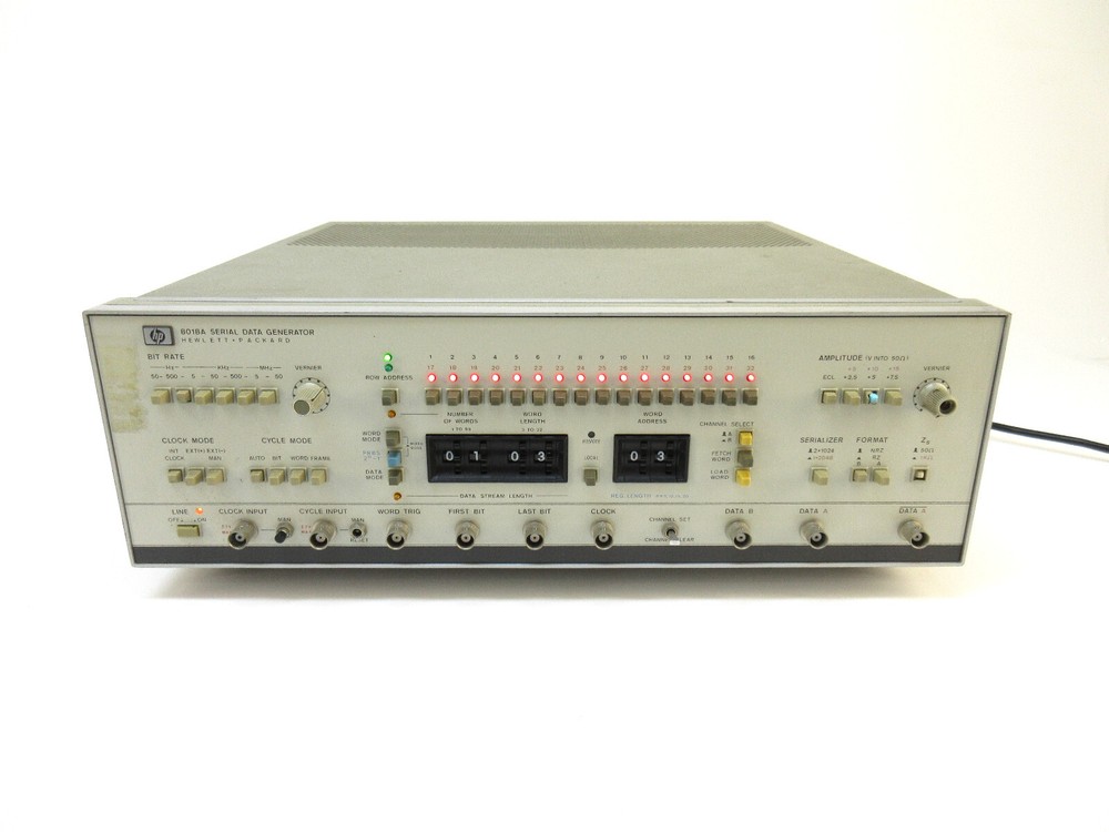 HP 8018A Serial Data Generator, 50 MHz Serial Data / PRBS Generator