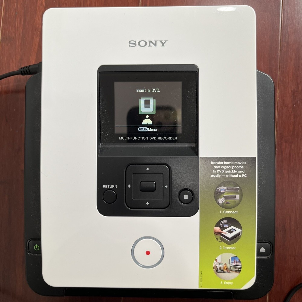 Sony DVD Recorder VRD-MC5 Multi-Function Bundle DVD-R Tested